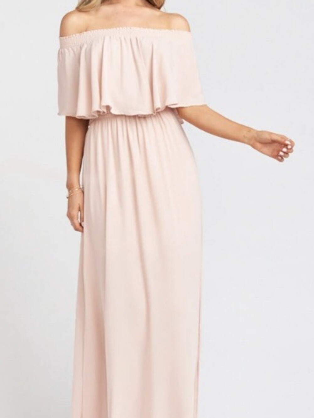 Hacienda Maxi Dress Dusty Blush Show Me Your MuMu Size 3X